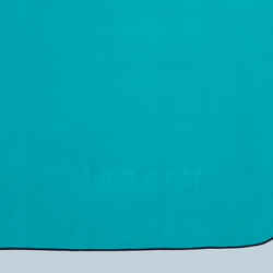 Microfibre Towel / Ultra Compact Double-Sided Size Xl 110 X 175 Cm - Blue/Green