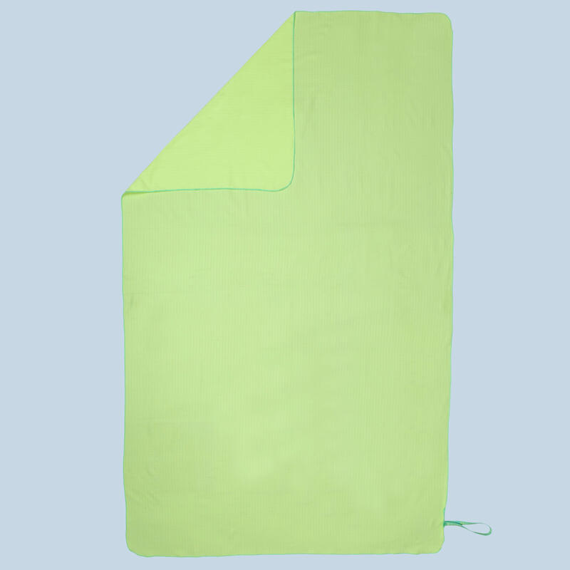 Ultralichte microvezel handdoek geel maat XL 110 x 175 cm