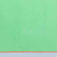 فوطة سباحة ميكروفايبر مقاس L 80 × 130 سم - أخضر نيون