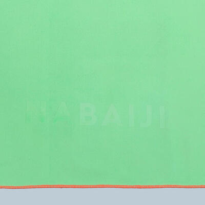 Serviette De Bain Microfibre Vert Fluo Taille L 80 x 130 cm