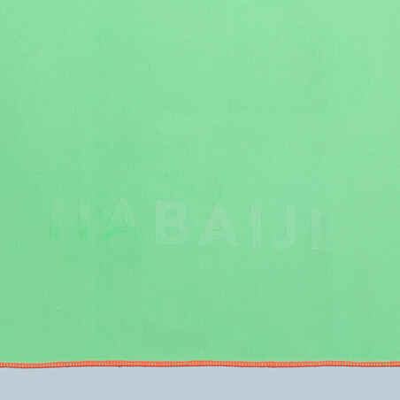 Swimming Microfibre Towel Size L 80 x 130 cm - Neon Green