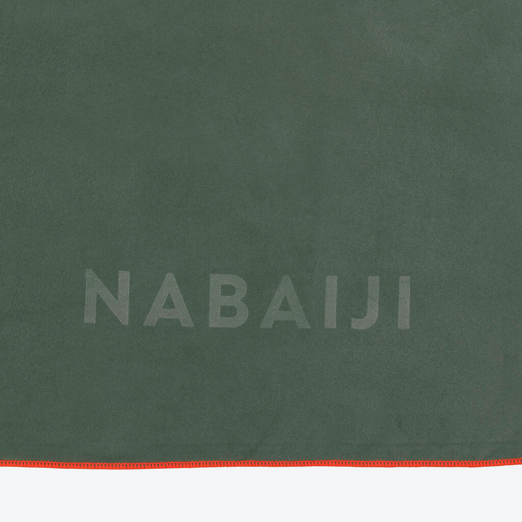Ultra compact microfibre towel size XL 110 x 175 cm - black