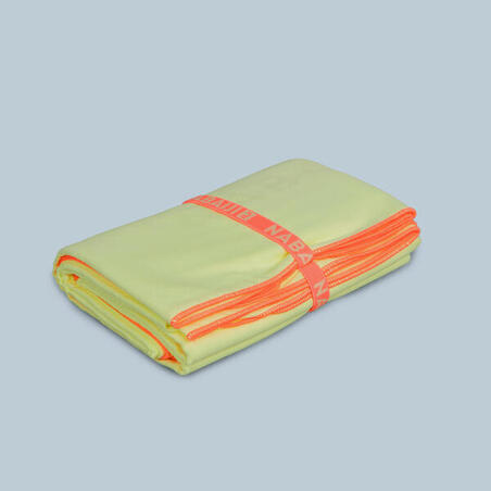 Microfibre Towel Size XL 110 x 175 cm - Light Yellow