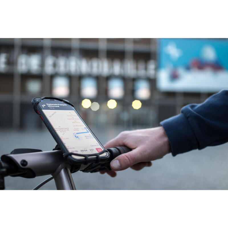 Uchwyt do smartfonu na kierownicę roweru i hulajnogi