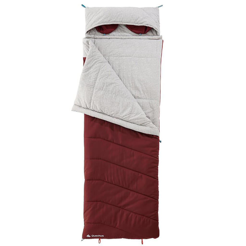 COTTON SLEEPING BAG FOR CAMPING - ARPENAZ 0° COTTON