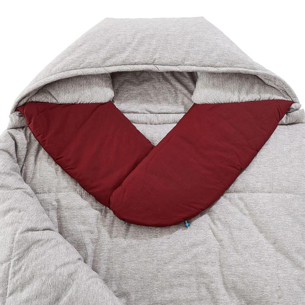 COTTON SLEEPING BAG FOR CAMPING - ARPENAZ 0° COTTON