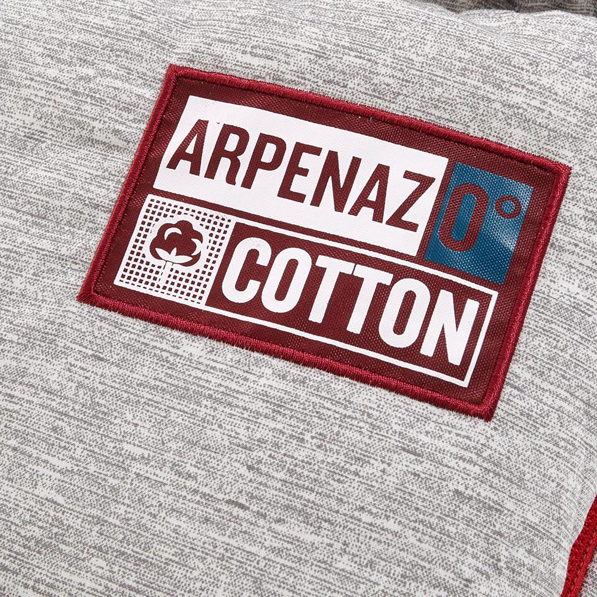 Gebraucht - Schlafsack Camping Arpenaz 0°C Baumwolle rot 7/17