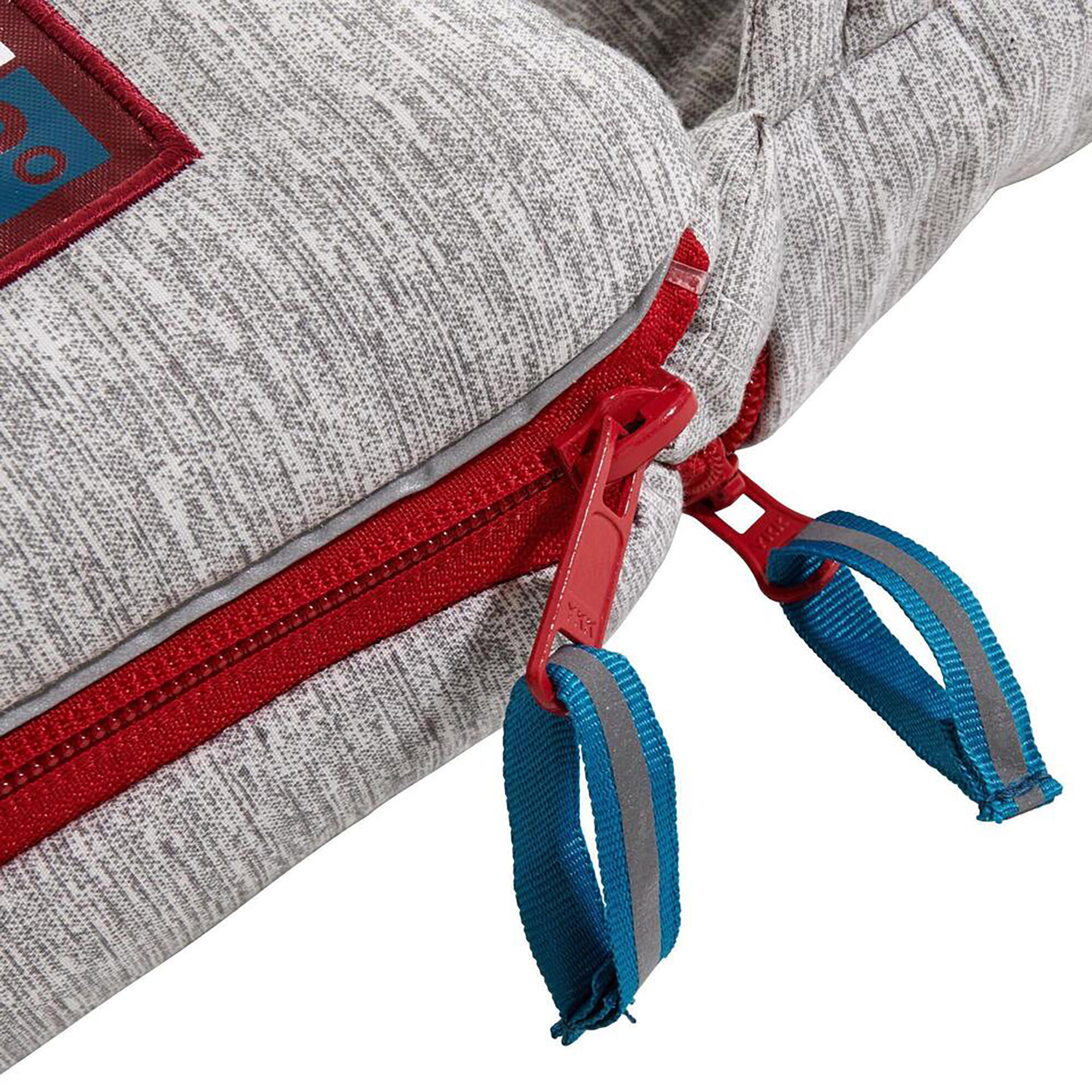 Gebraucht - Schlafsack Camping Arpenaz 0°C Baumwolle rot 8/17