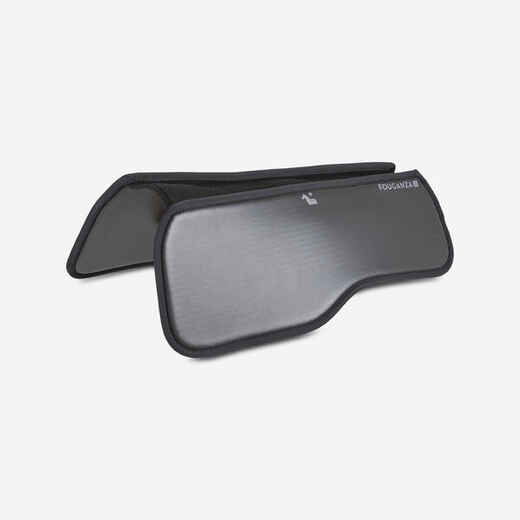 
      Horse/Pony Riding Foam Saddle Pad 100 - Black
  