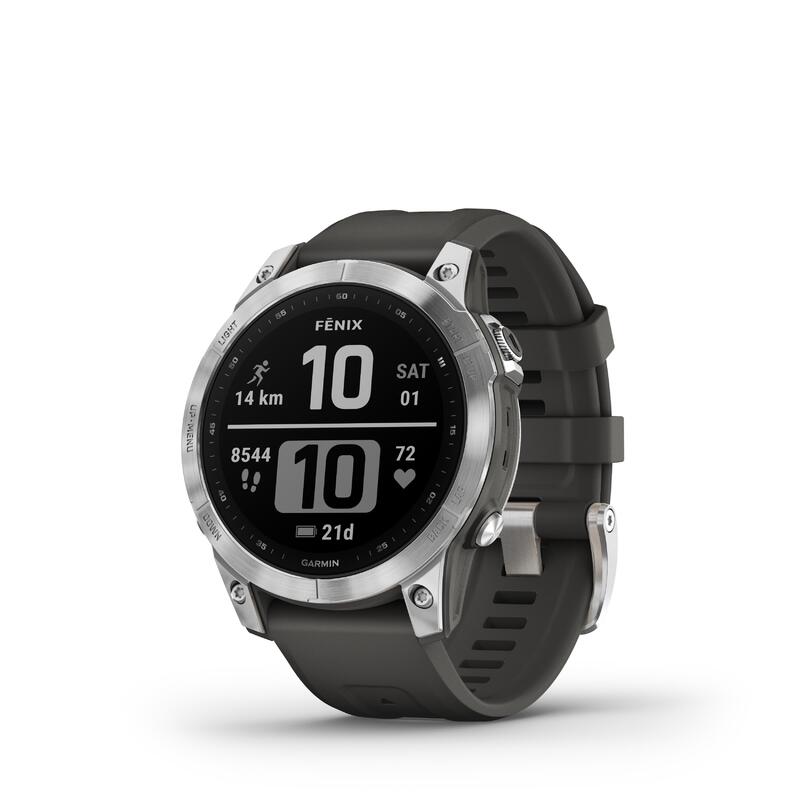 Gps-horloge Fenix 7 zilver grijs