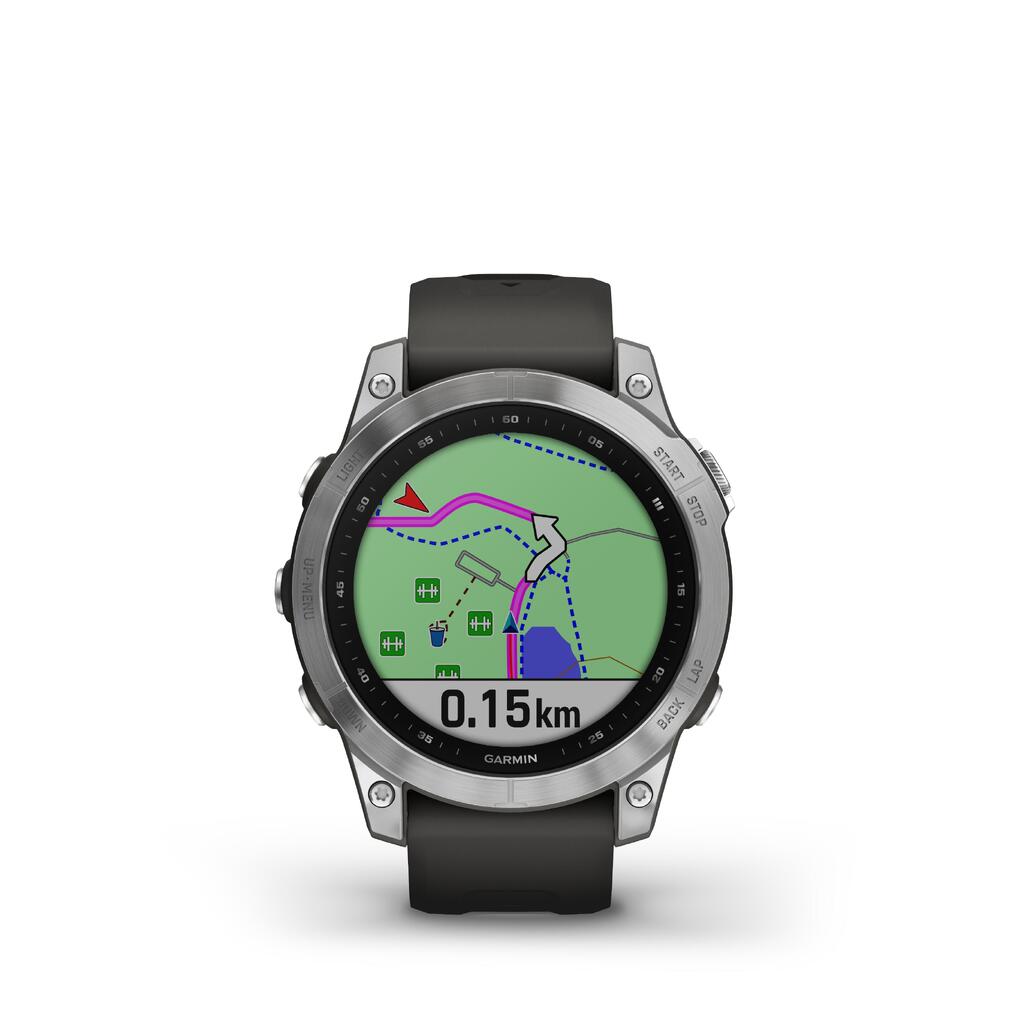 Srebrno siva pametna ura GARMIN FENIX 7 