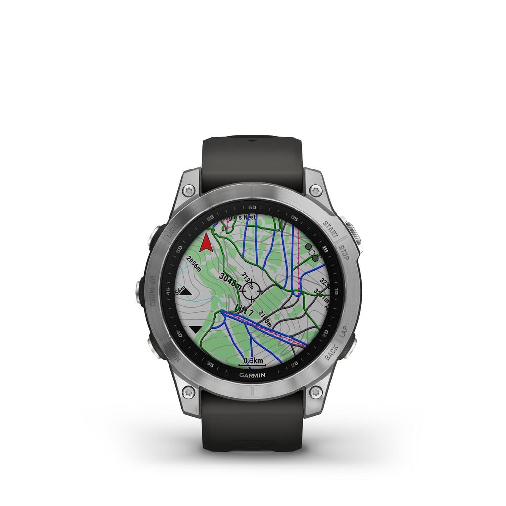 Viedpulkstenis “Garmin Fenix 7” ar GPS, sudraba/pelēks