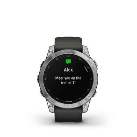 GPS išmanusis laikrodis „Garmin Fenix 7“, sidabro, pilka