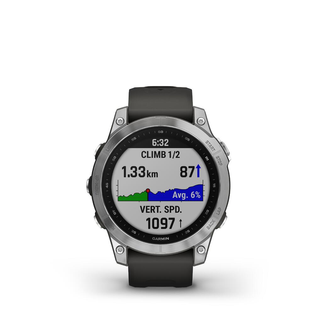 GPS išmanusis laikrodis „Garmin Fenix 7“, sidabro, pilka