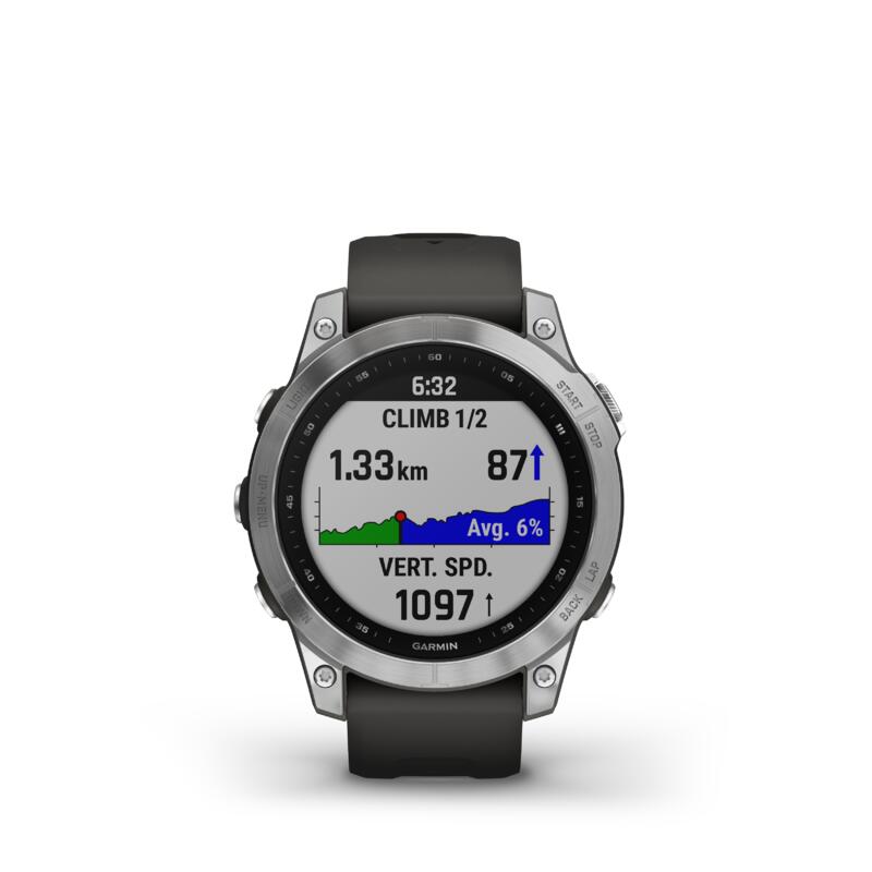 Garmin Fénix 7 Reloj GPS con mapas y pulsómetro muñeca gris