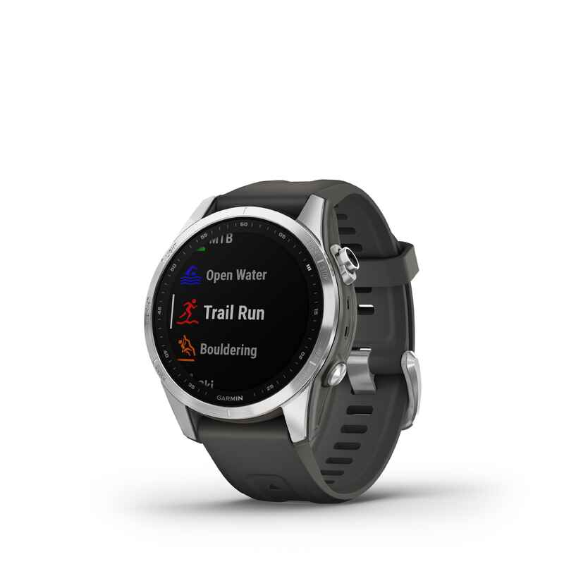 GPS-Uhr Smartwatch Garmin Fenix 7S silber/grau Media 1