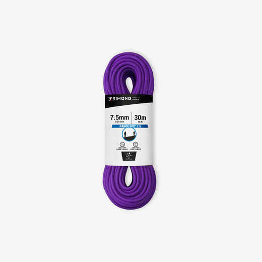 
      Dubultā sausā virve “Rando Dry”, 7,5 mm x 30 m, purpura
  