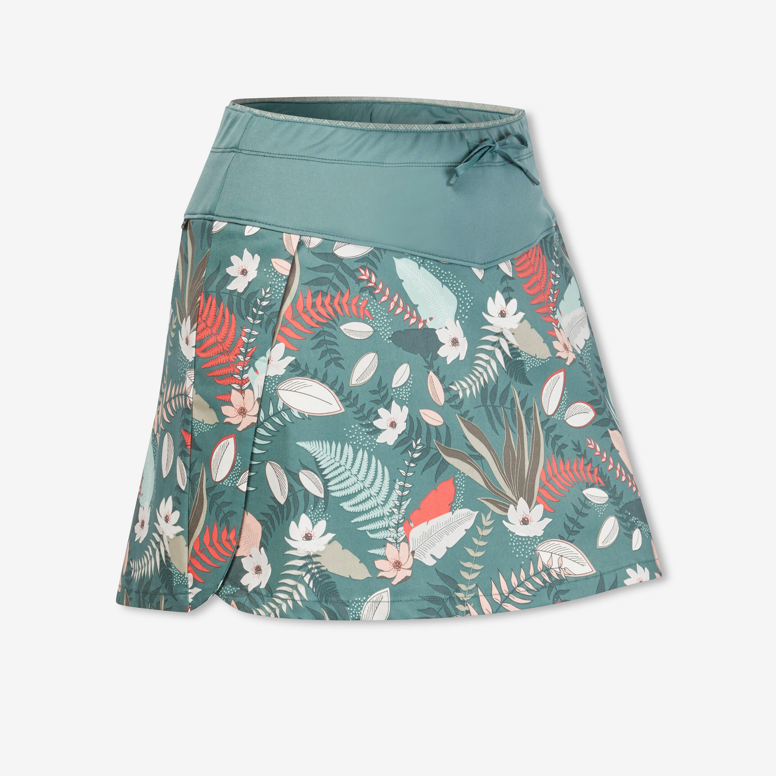 Falda short de senderismo para Mujer Quechua NH500 estampada