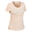 Wandershirt Naturwandern NH500 kurzarm Damen hellorange 