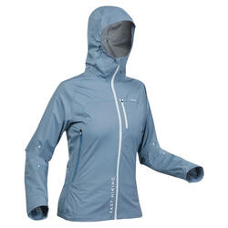 Chaqueta impermeable senderismo rápido ultraligera Mujer FH500 QUECHUA |  Decathlon