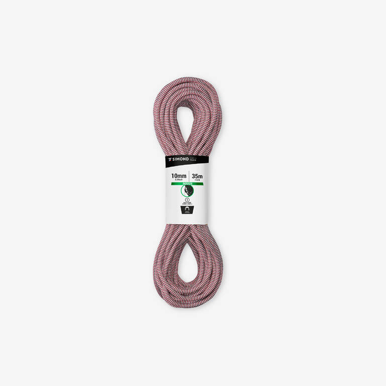 INDOOR CLIMBING ROPE 10 MM x 35 M - COLOUR RED