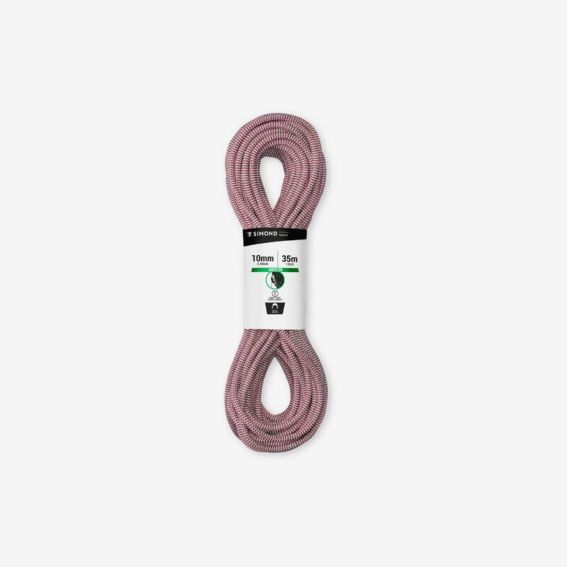 INDOOR CLIMBING ROPE 10 MM x 35 M - COLOUR RED