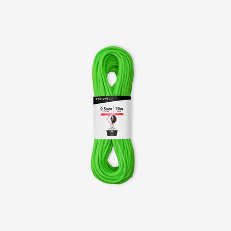 Мотузка CLIFF для скелелазіння 9,5 мм × 70 м зелена