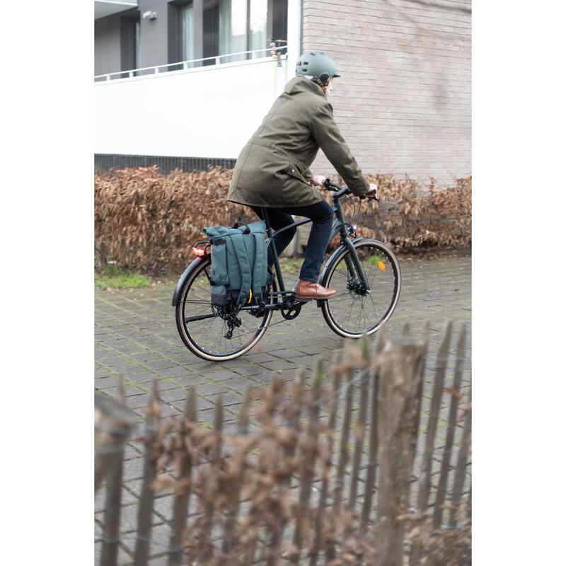 Mochila bicicleta transportin 1X25 L Elops gris