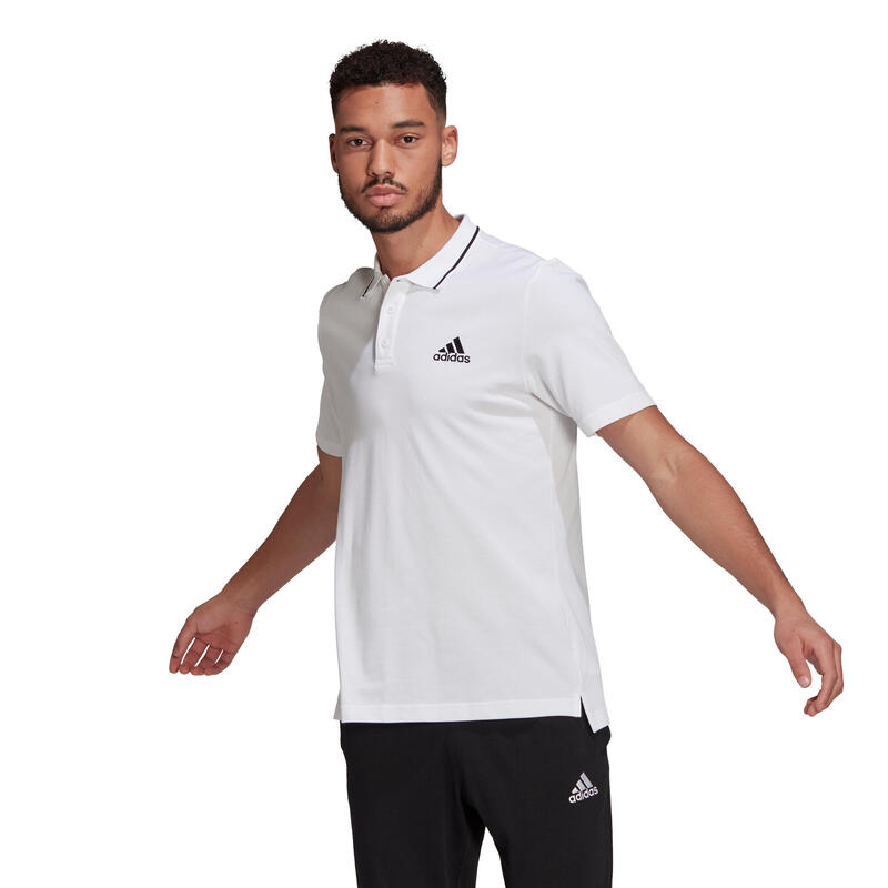 Polo Adidas blanc