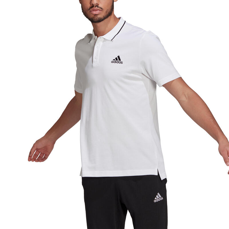 Polo Adidas blanc