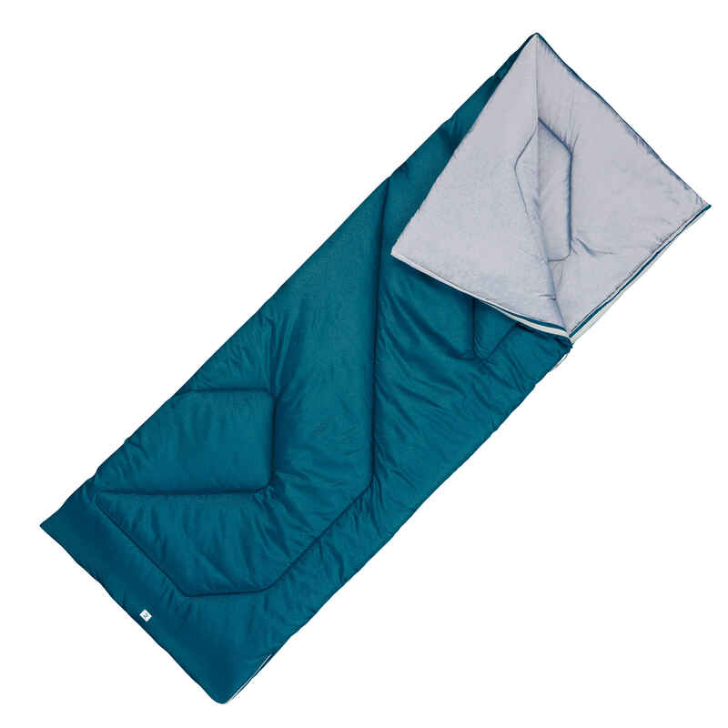 Schlafsack Camping Arpenaz 10 °C blau