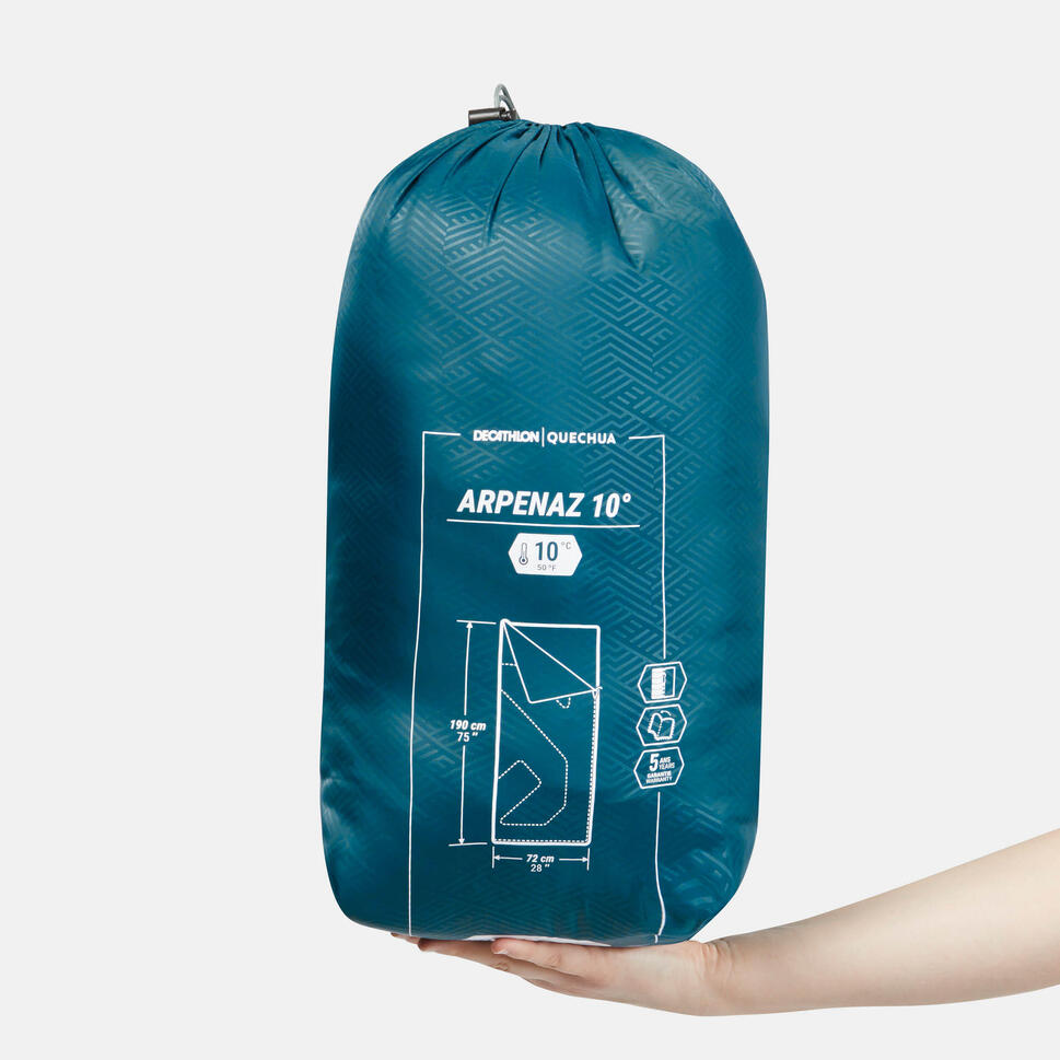 CAMPING SLEEPING BAG ARPENAZ 10° Decathlon