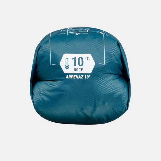 Спальный мешок походный 10C синий ARPENAZ Quechua