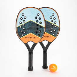 set raquettes Beach Tennis BTR 160 OV