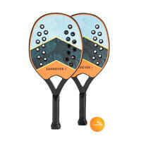 Beach Tennis Racket Set and Net BTR 160 + Net OV