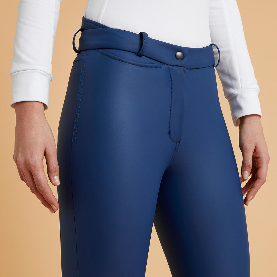 Kipwarm Women's Waterproof Warm and Breathable Horse Riding breeches FOUGANZA Decathlon