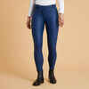 Women's Warm and Waterproof Horse Riding Jodhpurs Kipwarm - Navy/Black