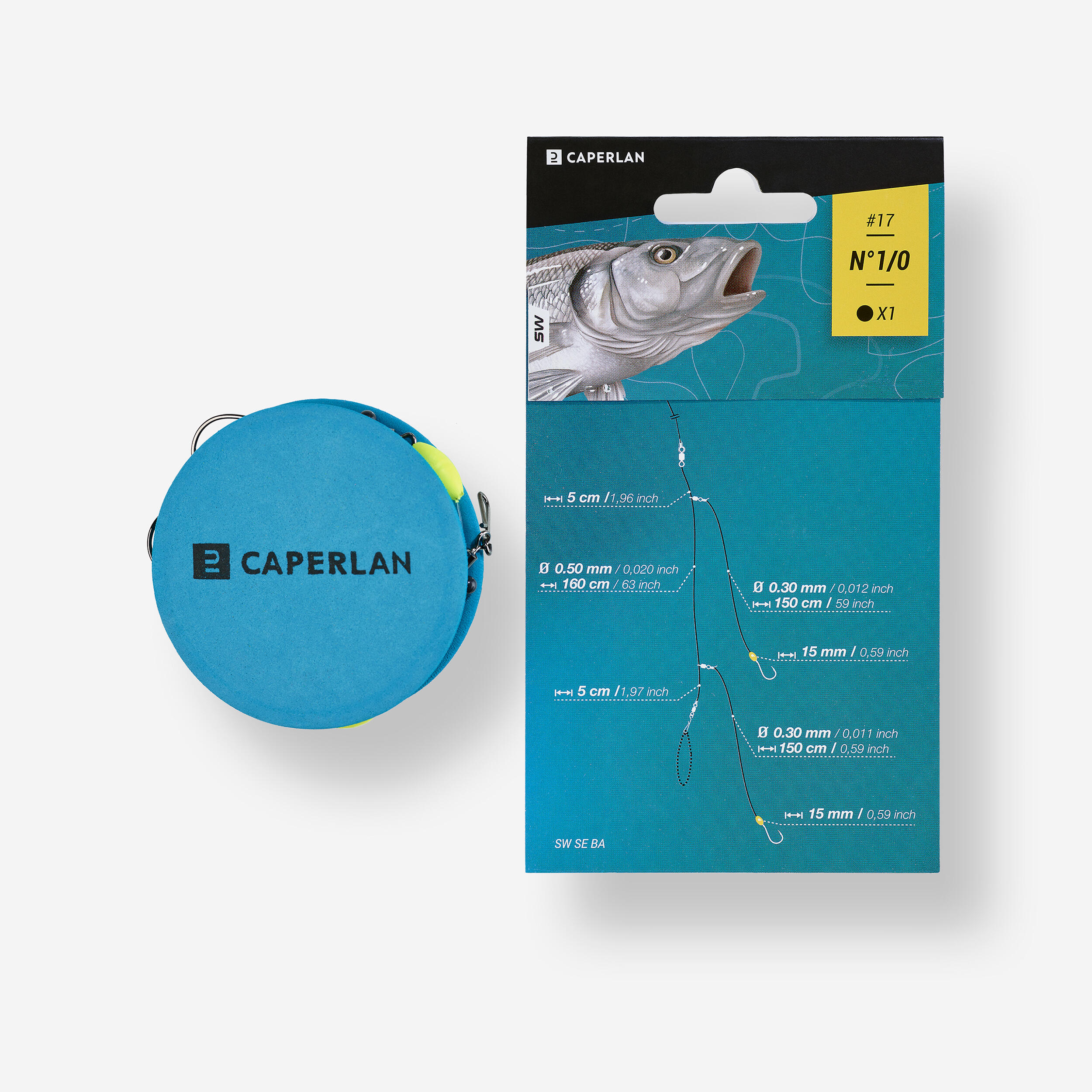 Decathlon | Terminale surfcasting SW SE SA HVY N°1/0 |  Caperlan