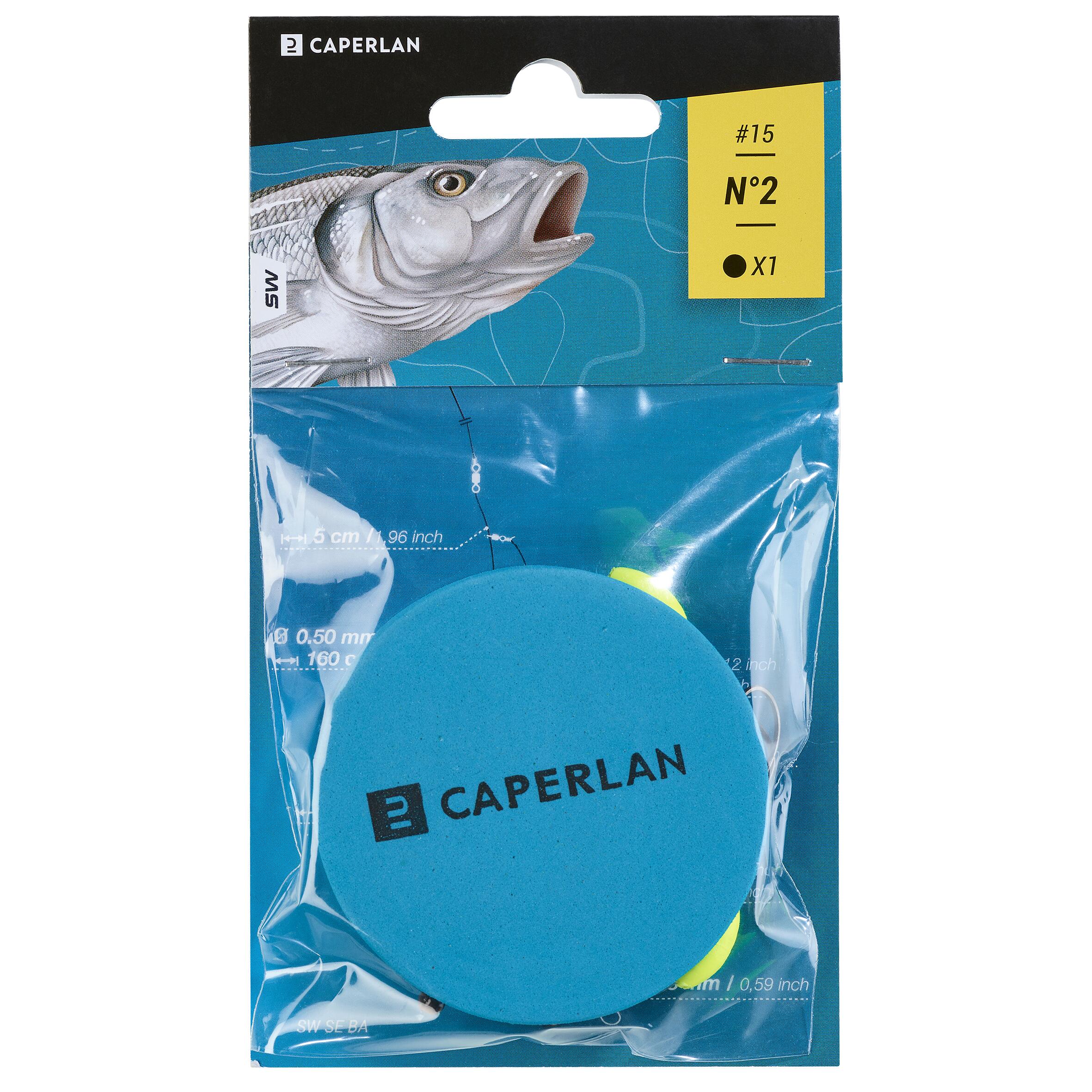 Surfcasting Fishing Line Leader SEABASS SW SE SA HVY No. 2 CAPERLAN