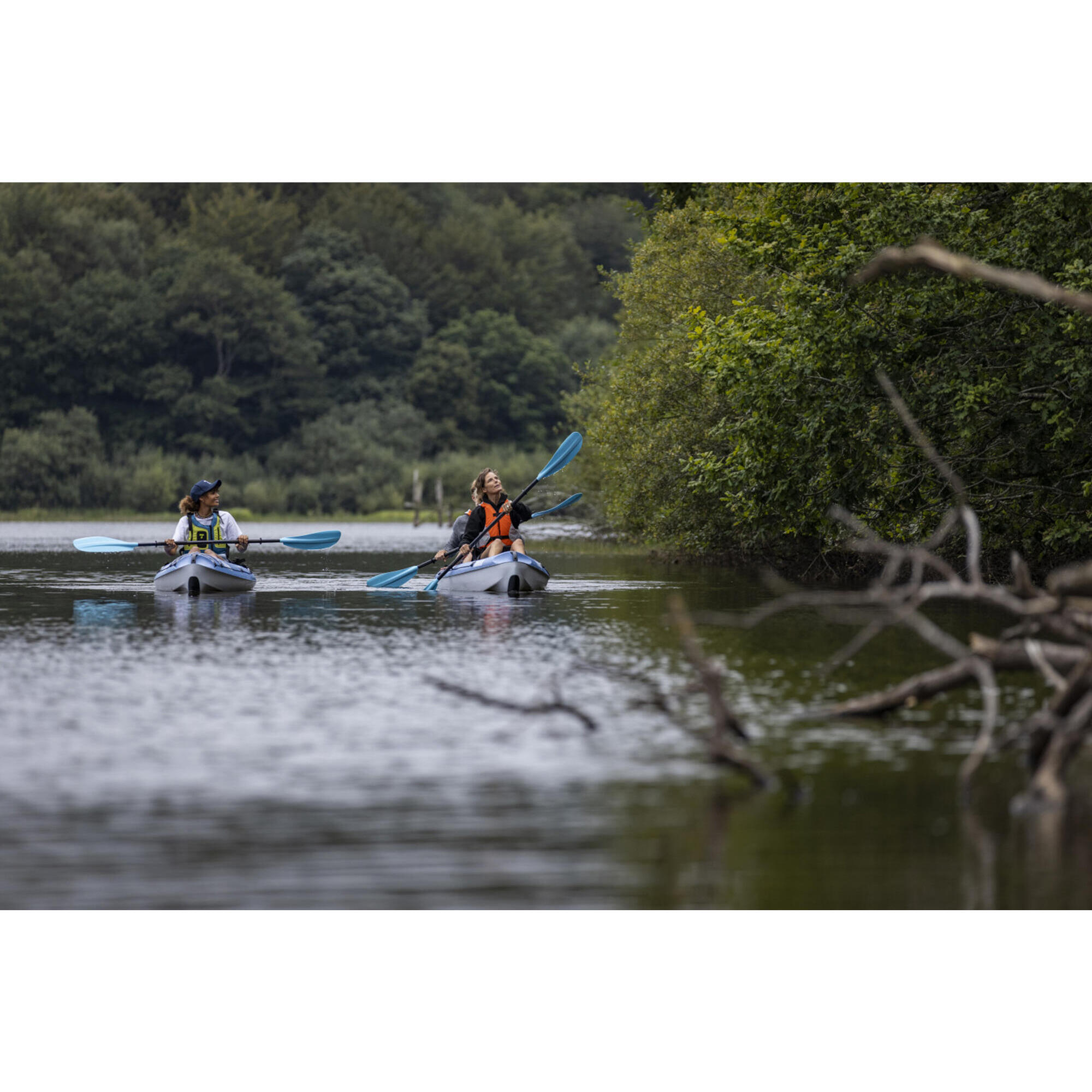 TAHE TOBAGO 3-SEATER RIGID TOURING CANOE KAYAK (2 ADULTS + 1 CHILD)