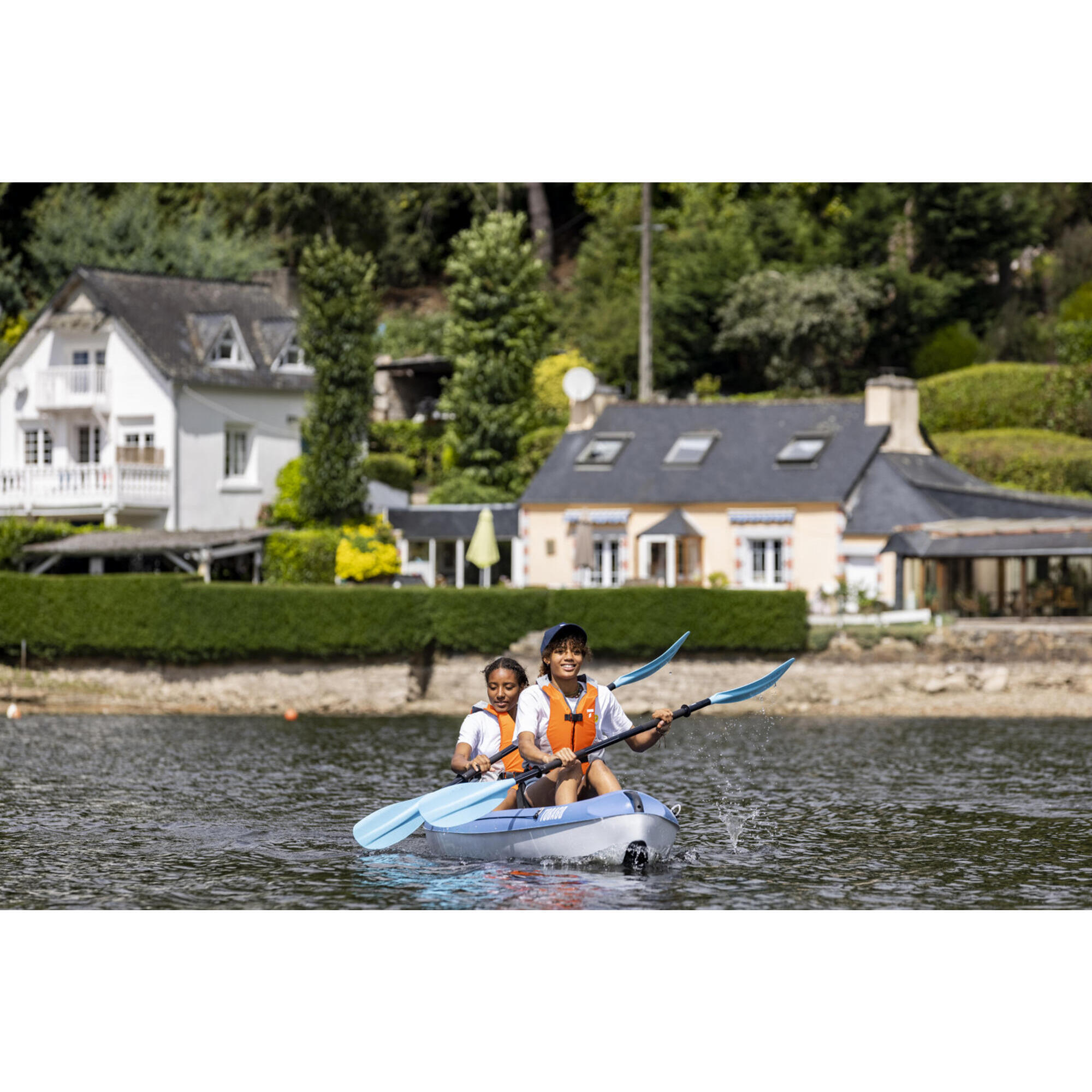 CANOE KAYAK DE RANDONNEE RIGIDE TAHE TOBAGO 3 PLACES (2 ADULTES + 1 ENFANT) 15/15