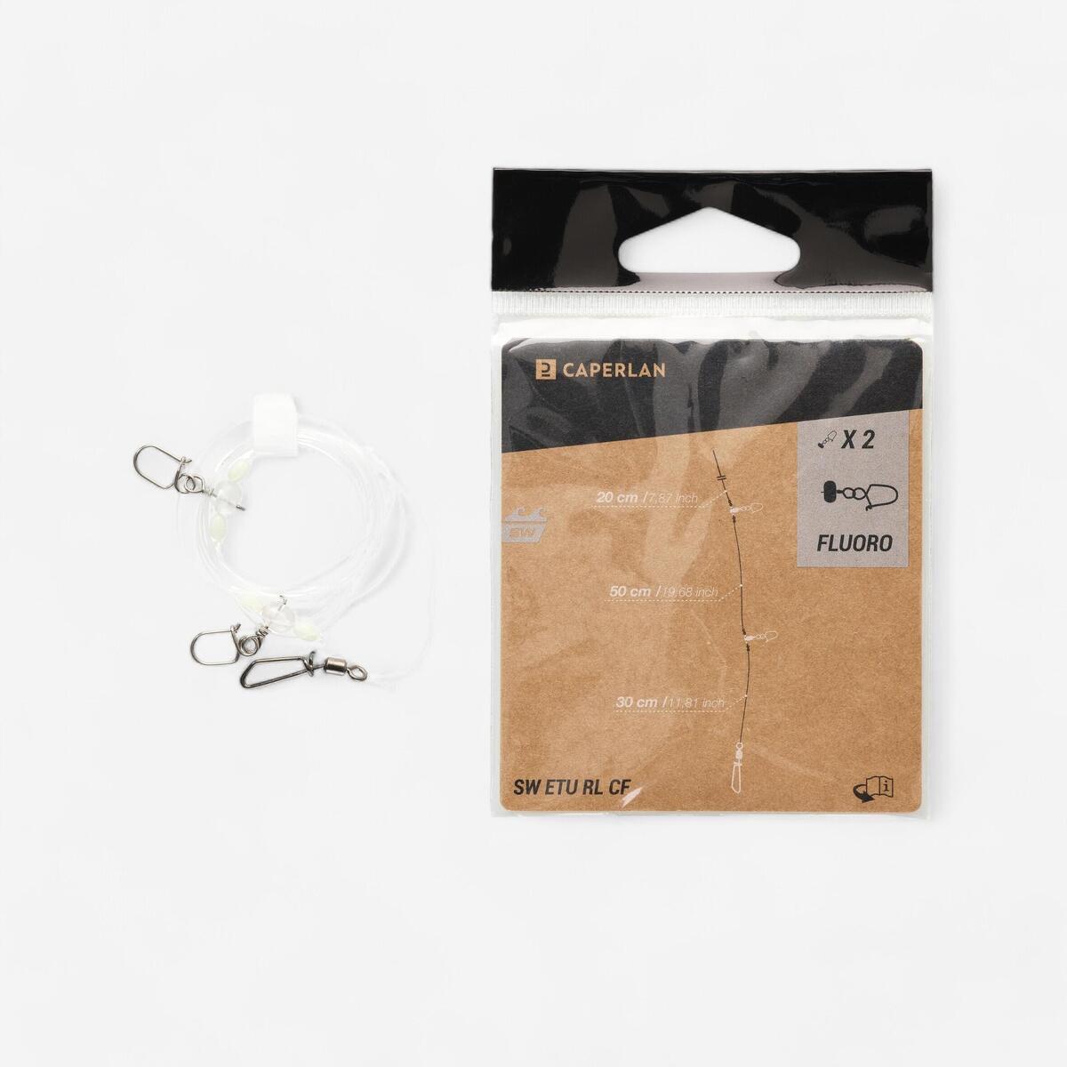 Bas de ligne prêt à pêcher SW ETU RL CF X2 pêche des seiches et calamars