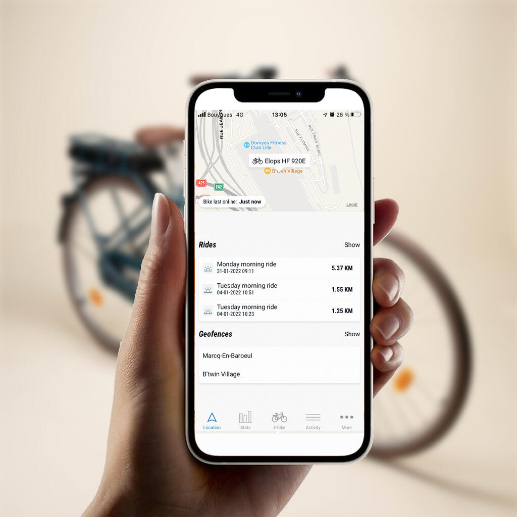 Pametni električni gradski bicikl 920 E CONNECT LF