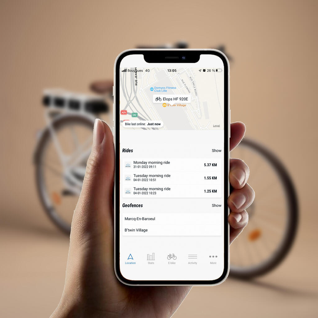 Pametni električni gradski bicikl 920 E CONNECT LF