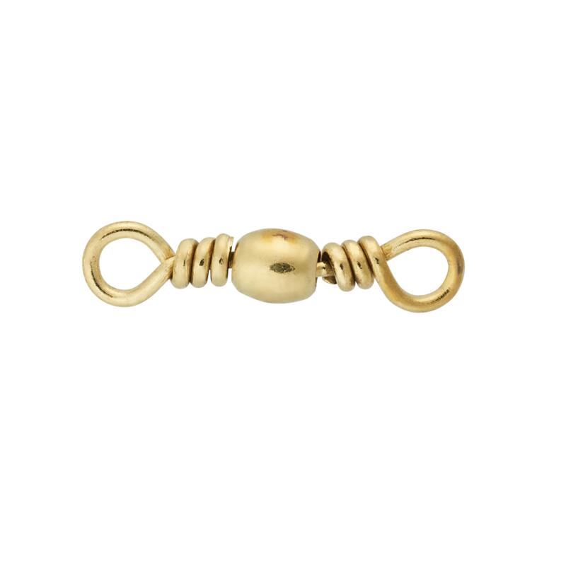 Forgókapocs tengeri horgászathoz Swivel Brass, réz, 10 db