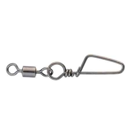 Sea fishing rolling snap swivel BLACK NICKEL SW x5