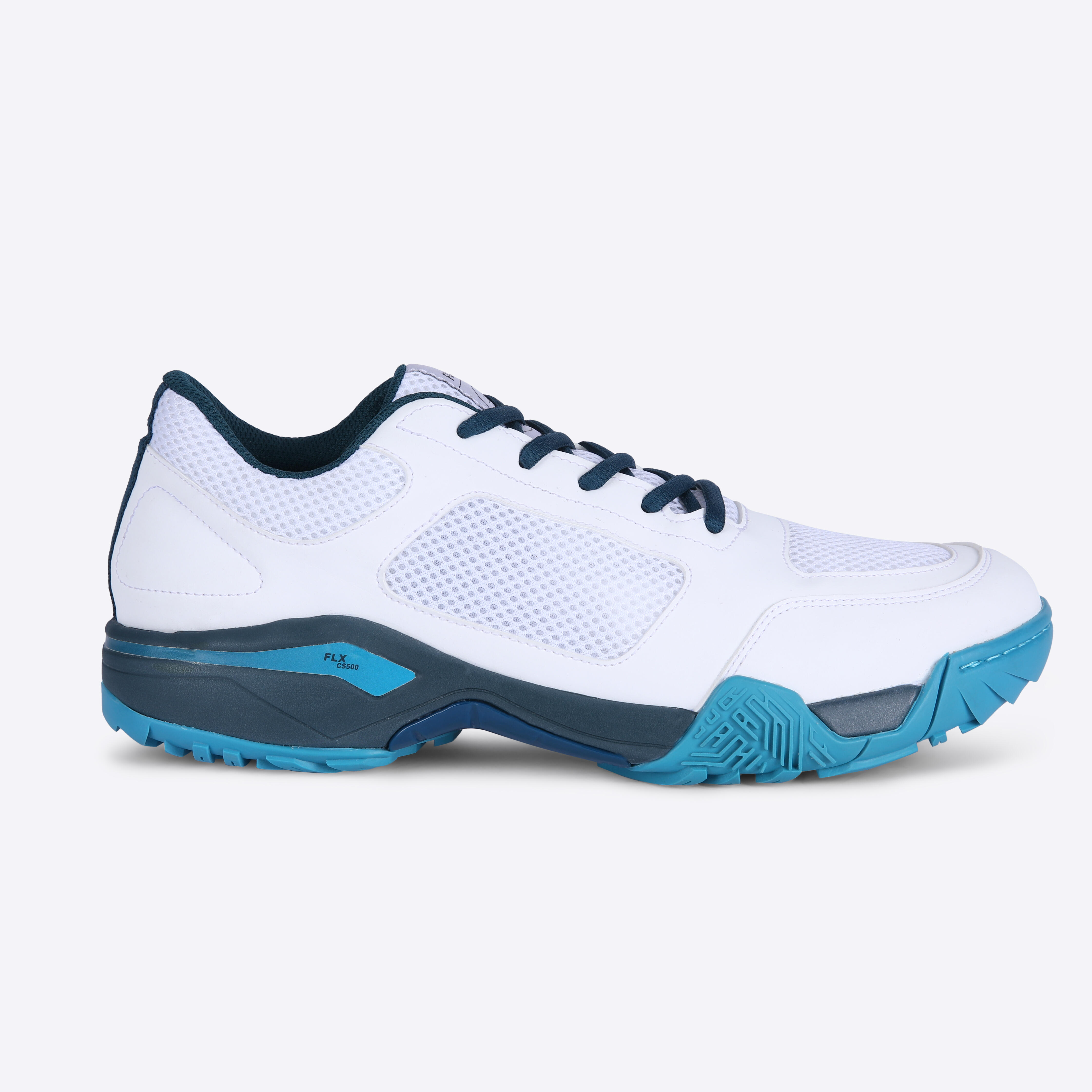 ADULT CRICKET SHOE CS 500 WHITE TURQ