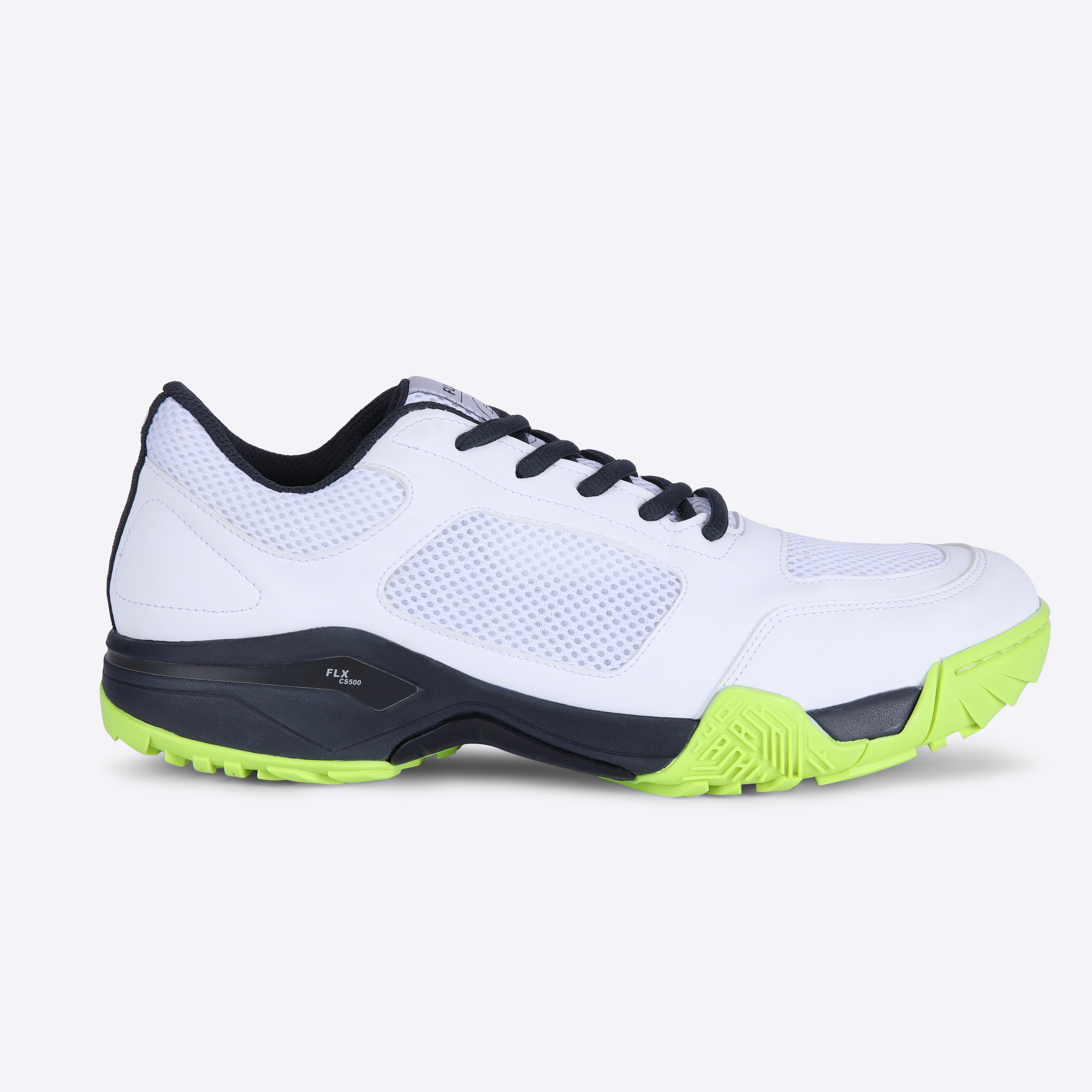 Adult Cricket Shoe CS 500 Shock Absorbing & Grippy White Lime
