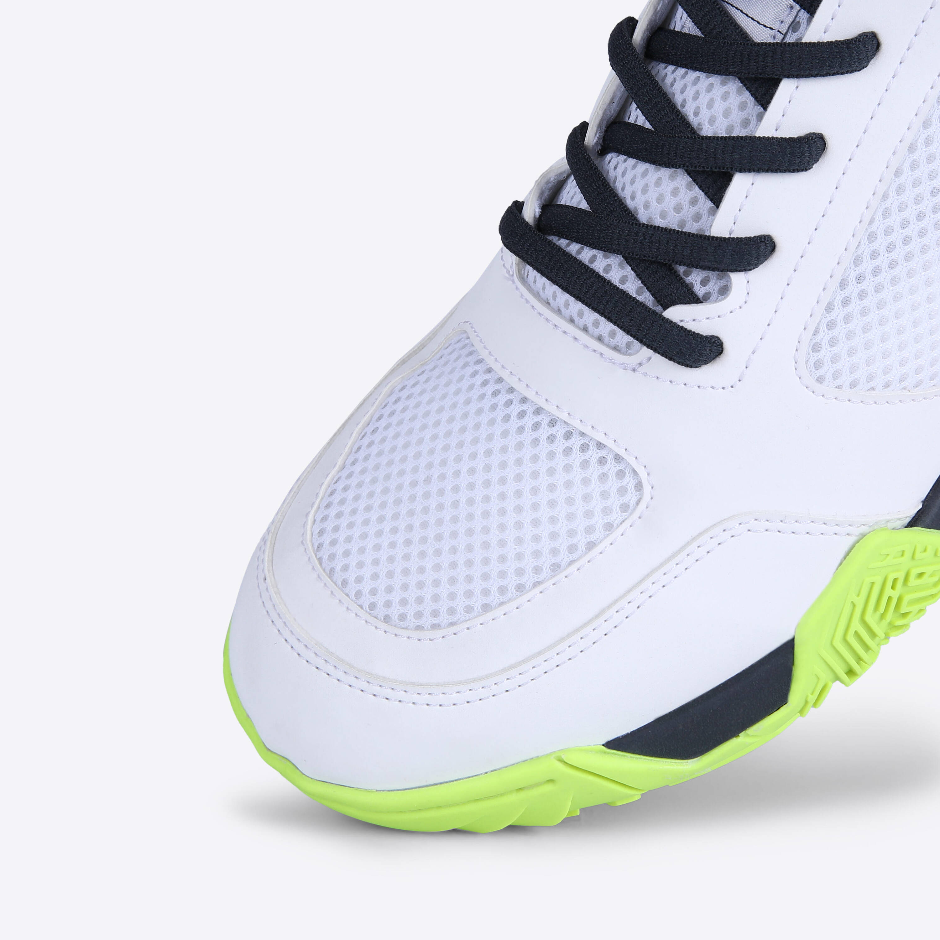 Adult Cricket Shoe CS 500 Shock Absorbing & Grippy White Lime -  5
