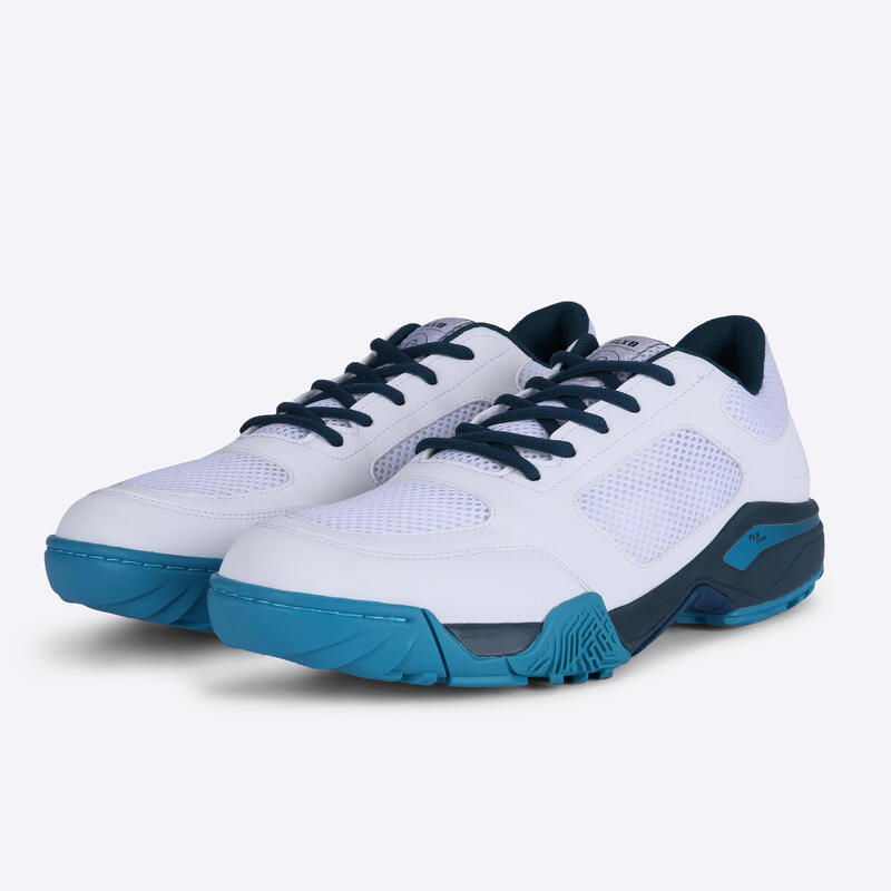 KIDS CRICKET SHOE CS 500 WHITE TURQ FLX Decathlon